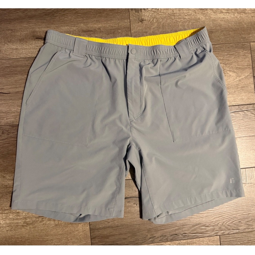 Fielder Bonobos Mens XL Gray 9 Inch Inseam Ripstop Performance Hiking Shorts